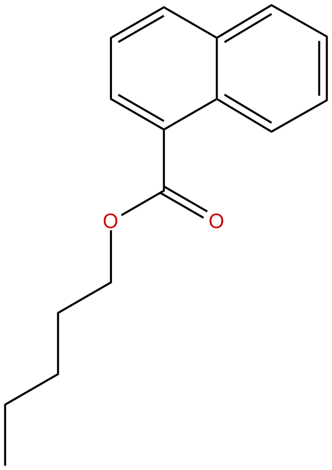 Image of 1-naphthalenecarboxylic acid, pentyl ester