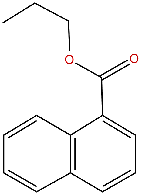 Image of 1-naphthalenecarboxylic acid, propyl ester
