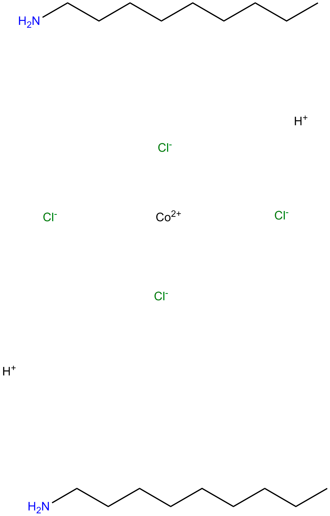 Image of 1-nonanamine (T-4)-tetrachlorocobaltate(2-) (2:1)