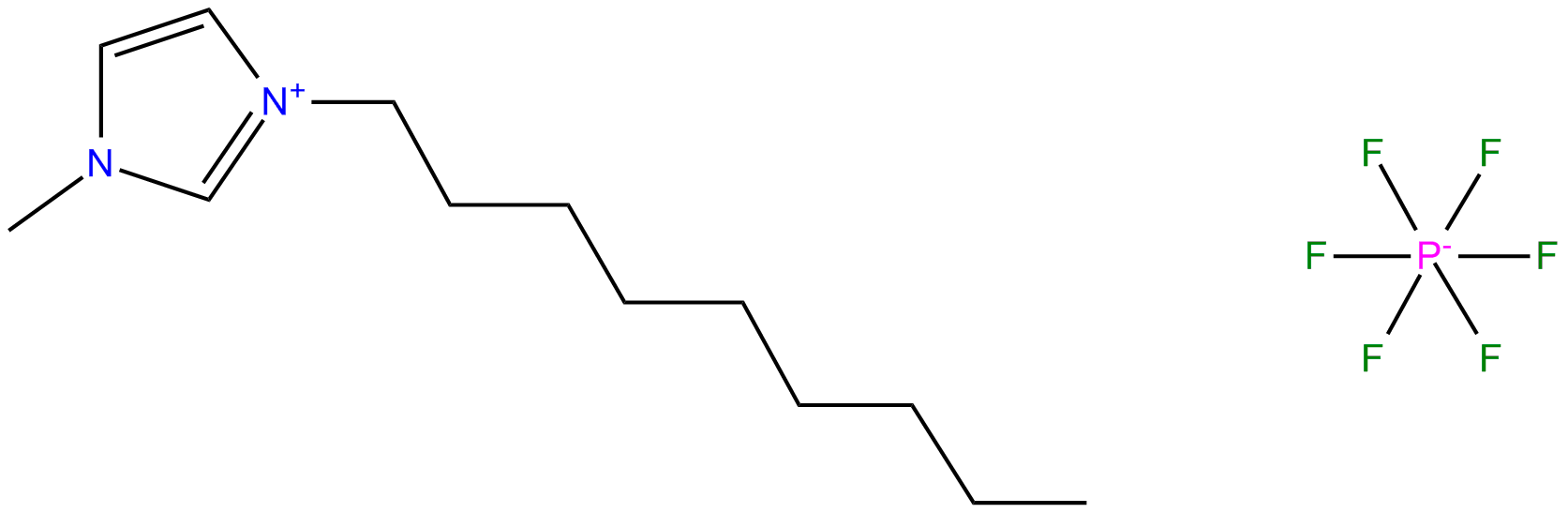 Image of 1-nonyl-3-methylimidazolium hexafluorophosphate