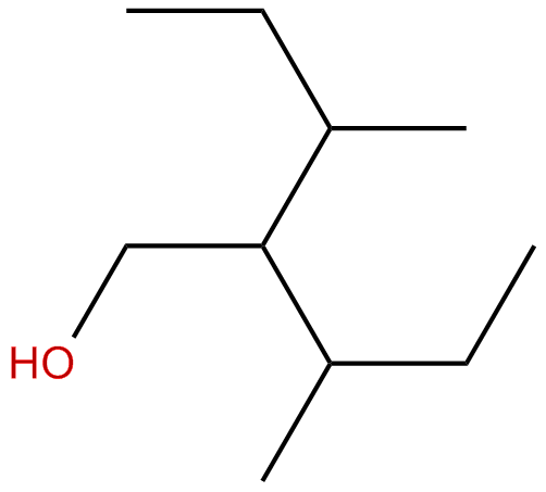Image of 1-pentanol, 2-sec-butyl-3-methyl-