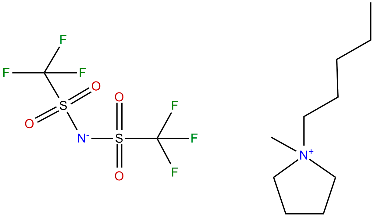 Image of 1-pentyl-1-methylpyrrolidinium 1,1,1-trifluoro-N-[(trifluoromethyl)sulfonyl]methanesulfonamide