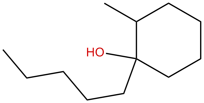 Image of 1-pentyl-2-methylcyclohexanol