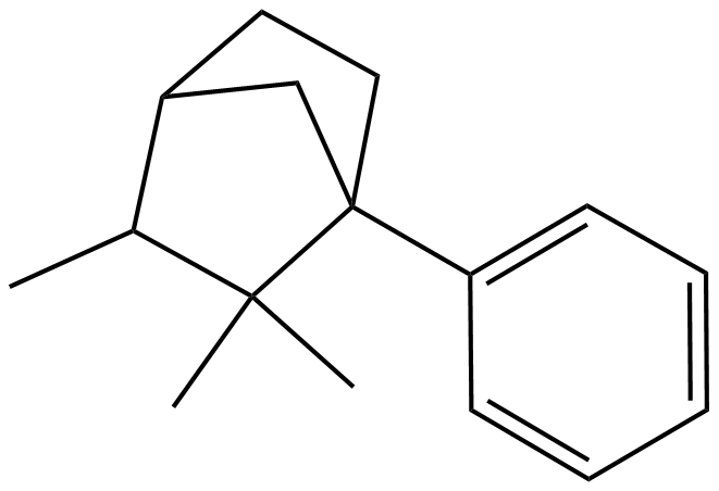 Image of 1-phenyl-2,2,3-trimethylbicyclo[2.2.1]heptane