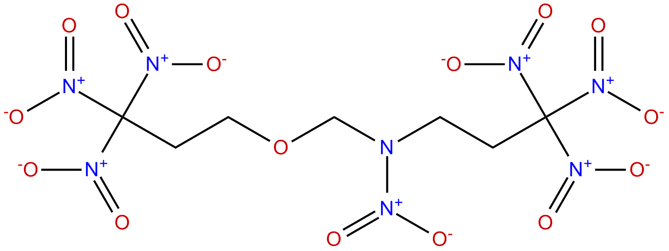 Image of 1-propanamine, N,3,3,3-tetranitro-N-[(3,3,3-trinitropropoxy)methyl]-