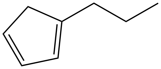 Image of 1-propyl-1,3-cyclopentadiene