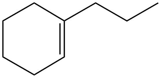 Image of 1-propylcyclohexene