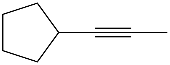 Image of 1-propynylcyclopentane