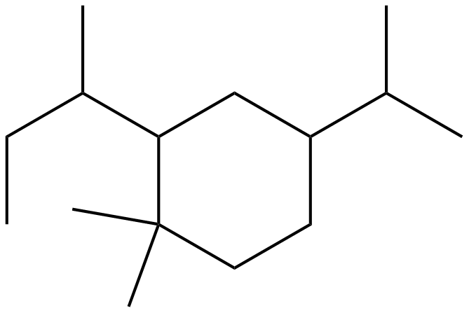 Image of 1-sec-butyl-3-isopropyl-6,6-dimethylcyclohexane
