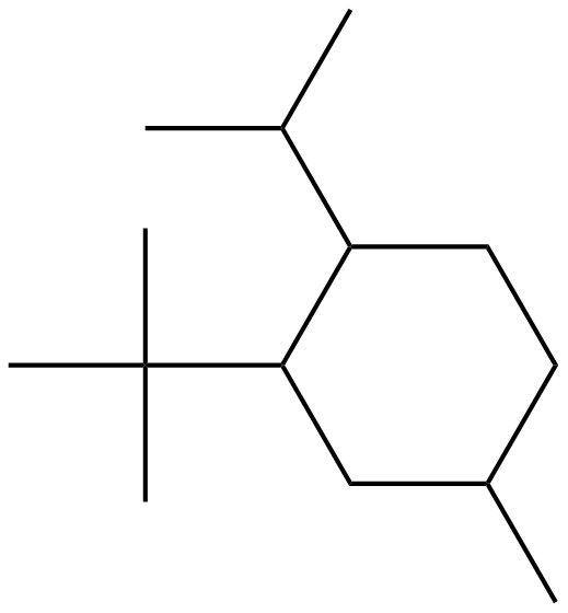 Image of 1-tert-butyl-2-isopropyl-5-methylcyclohexane