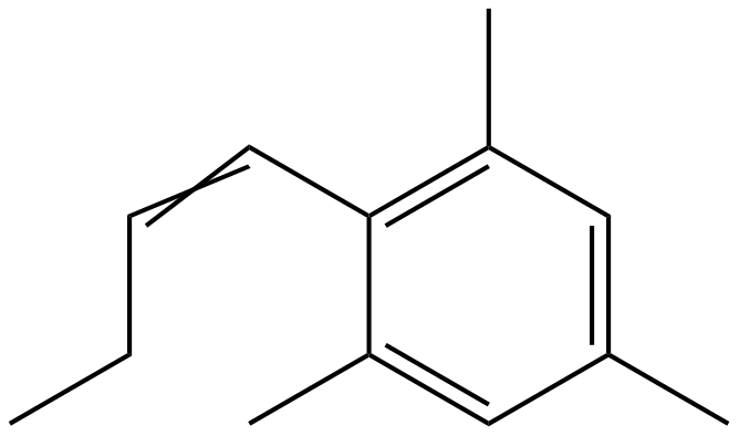 Image of 1-(1-butenyl)-2,4,6-trimethylbenzene