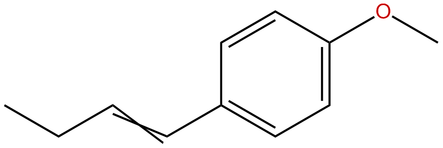 Image of 1-(1-butenyl)-4-methoxybenzene