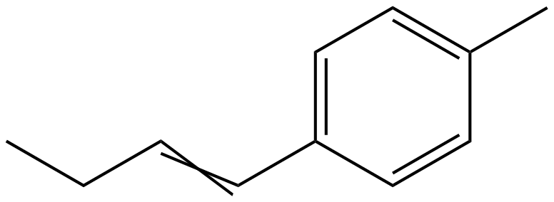 Image of 1-(1-butenyl)-4-methylbenzene