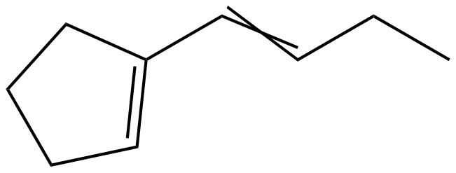 Image of 1-(1-butenyl)cyclopentene