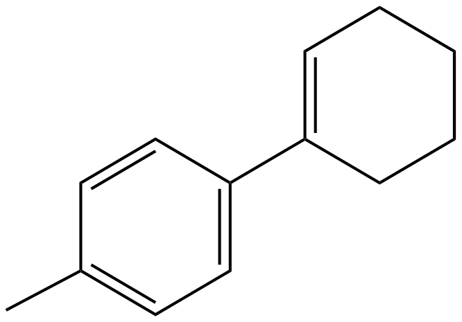 Image of 1-(1-cyclohexen-1-yl)-4-methylbenzene