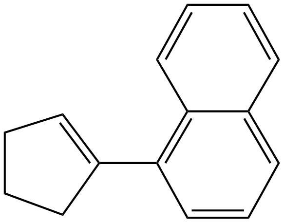 Image of 1-(1-cyclopenten-1-yl)naphthalene