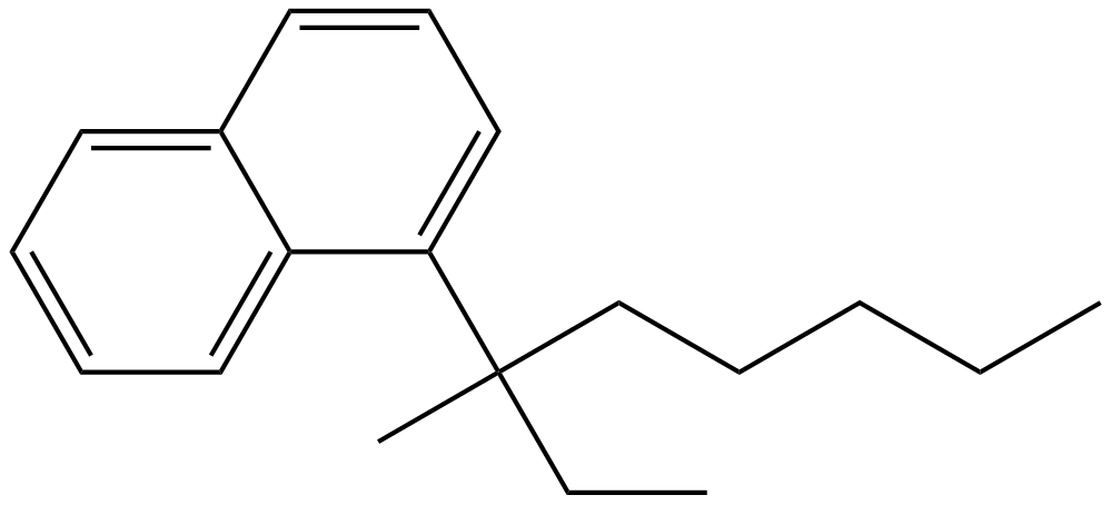 Image of 1-(1-ethyl-1-methylhexyl)naphthalene