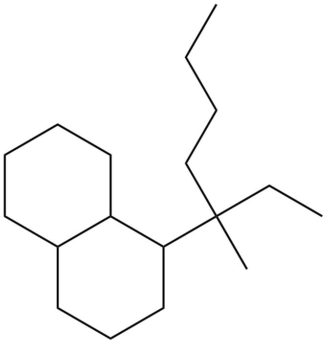 Image of 1-(1-ethyl-1-methylpentyl)decahydronaphthalene