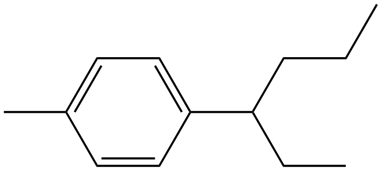 Image of 1-(1-ethylbutyl)-4-methylbenzene