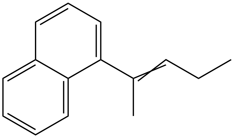 Image of 1-(1-methyl-1-butenyl)naphthalene