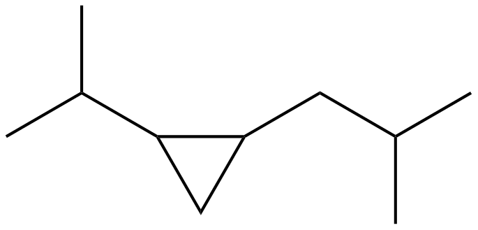 Image of 1-(1-methylethyl)-2-(2-methylpropyl)cyclopropane