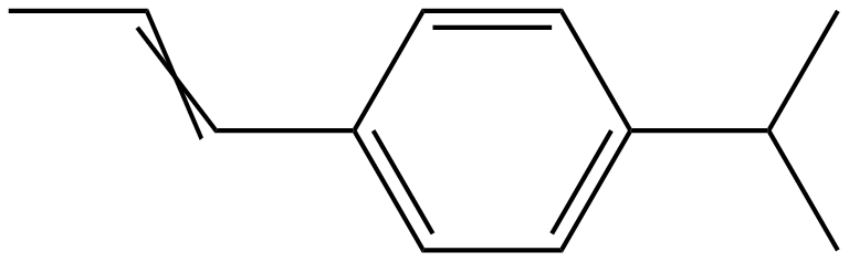 Image of 1-(1-methylethyl)-4-(1-propenyl)benzene