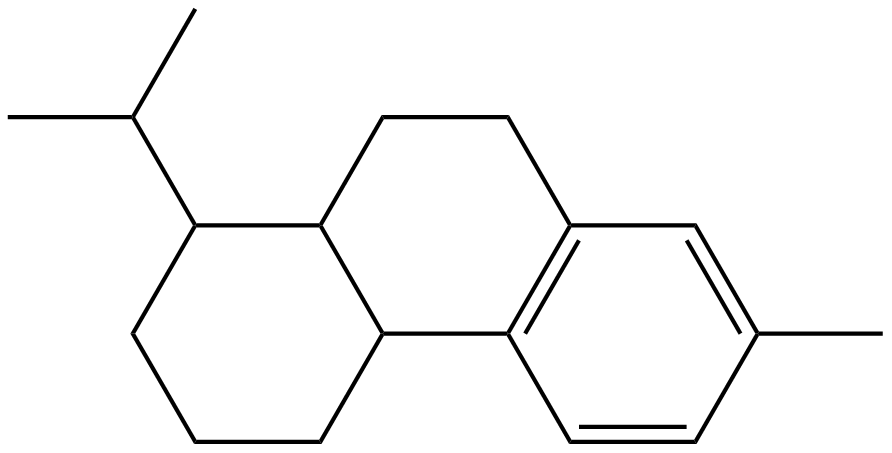 Image of 1-(1-methylethyl)-7-methyl-1,2,3,4,4a,9,10,10a-octahydrophenanthrene