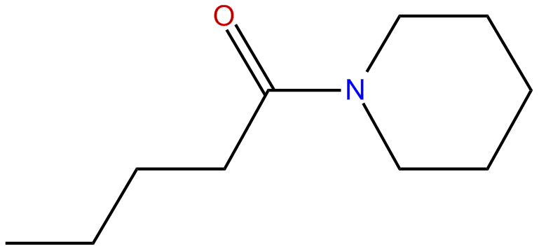 Image of 1-(1-oxopentyl)piperidine