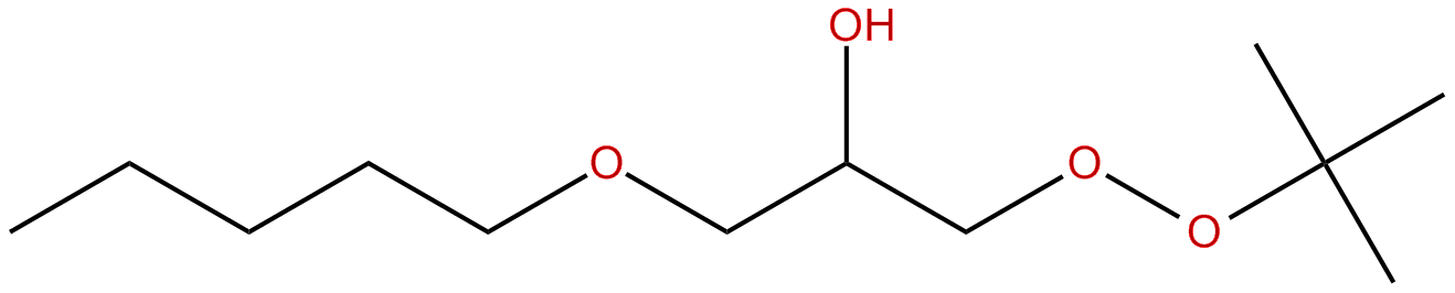Image of 1-(1,1-dimethylethylperoxy)-3-pentyloxy-2-propanol