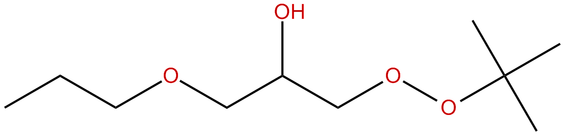Image of 1-(1,1-dimethylethylperoxy)-3-propoxy-2-propanol
