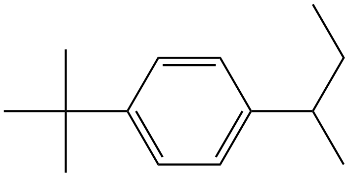 Image of 1-(1,1-dimethylethyl)-4-(1-methylpropyl)benzene