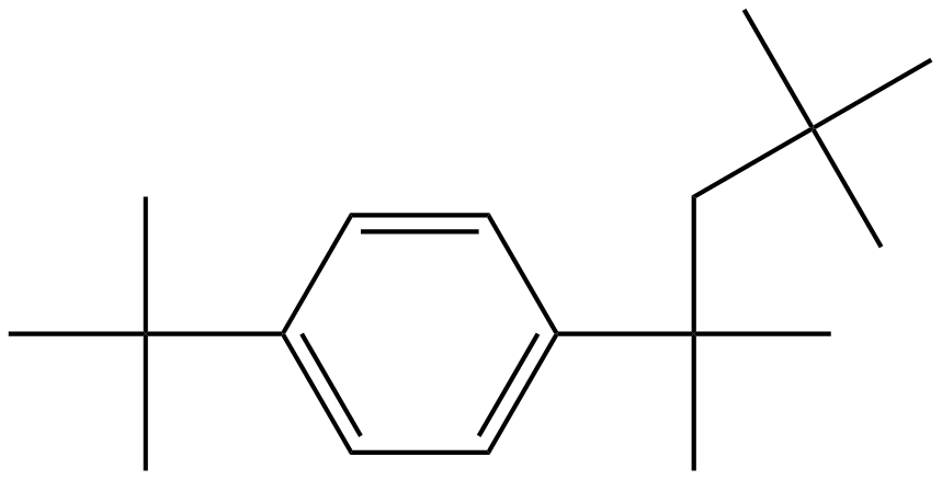 Image of 1-(1,1-dimethylethyl)-4-(1,1,3,3-tetramethylbutyl)benzene