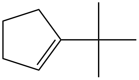Image of 1-(1,1-dimethylethyl)cyclopentene
