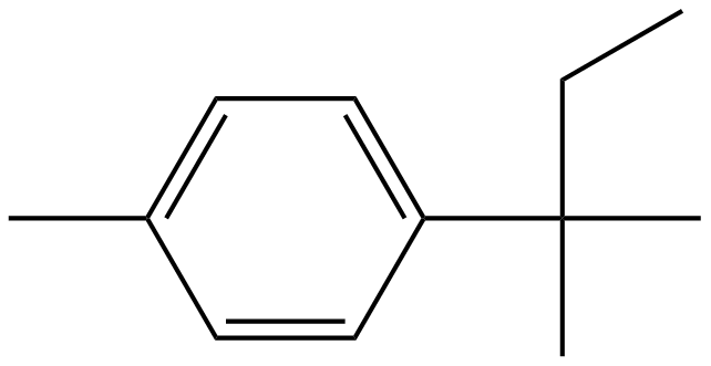 Image of 1-(1,1-dimethylpropyl)-4-methylbenzene