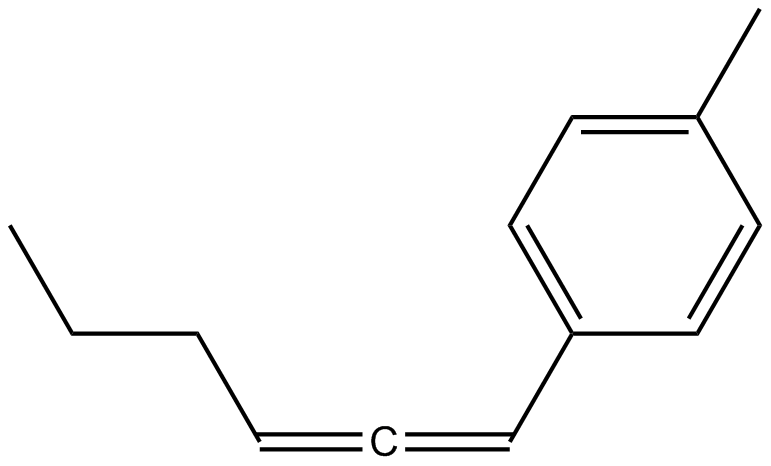 Image of 1-(1,2-hexadienyl)-4-methylbenzene