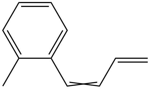 Image of 1-(1,3-butadienyl)-2-methylbenzene