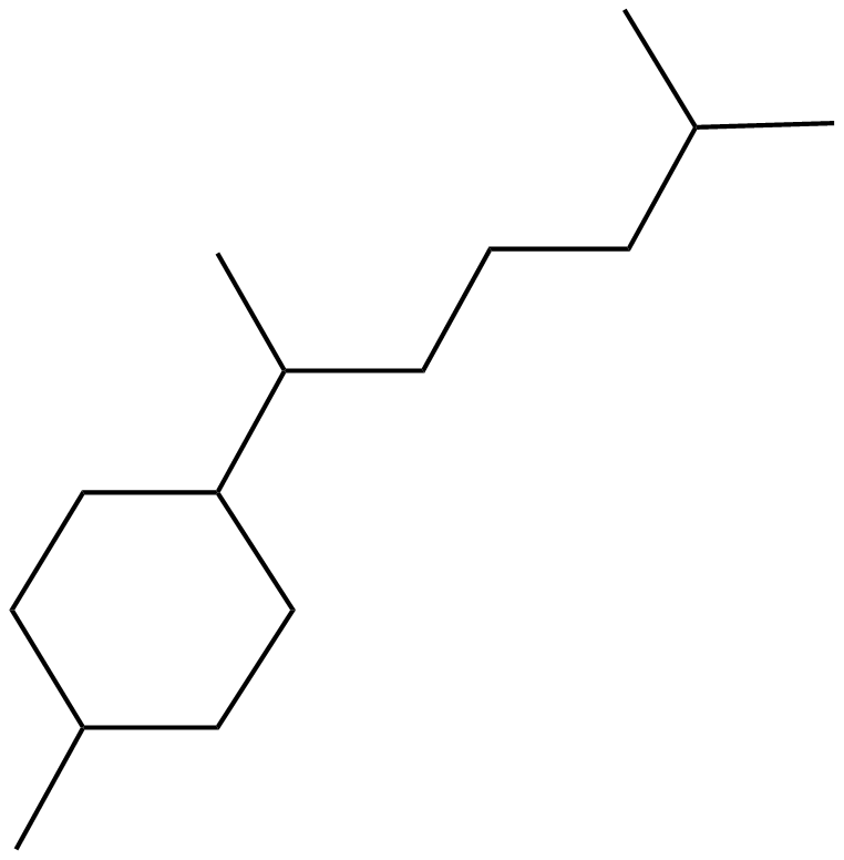 Image of 1-(1,5-dimethylhexyl)-4-methylcyclohexane