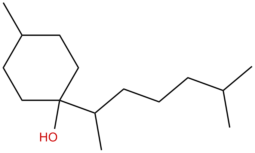 Image of 1-(1,5-dimethylhexyl)-4-methylcyclohexanol