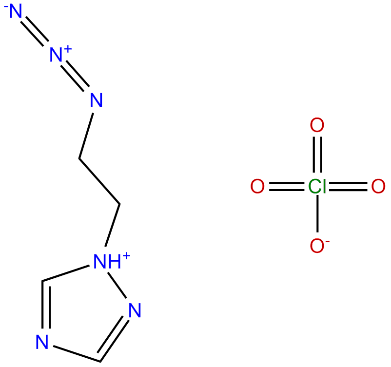 Image of 1-(2-azidoethyl)-1,2,4-triazolium perchlorate