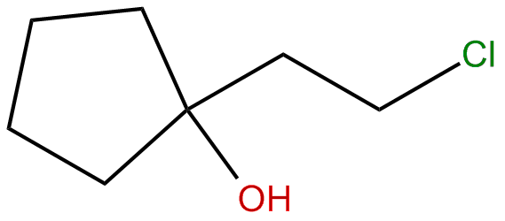 Image of 1-(2-chloroethyl)cyclopentanol