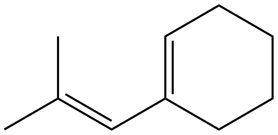 Image of 1-(2-methyl-1-propenyl)cyclohexene