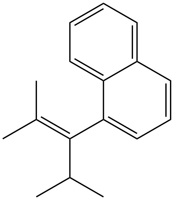 Image of 1-[2-methyl-1-(1-methylethyl)-1-propenyl]naphthalene