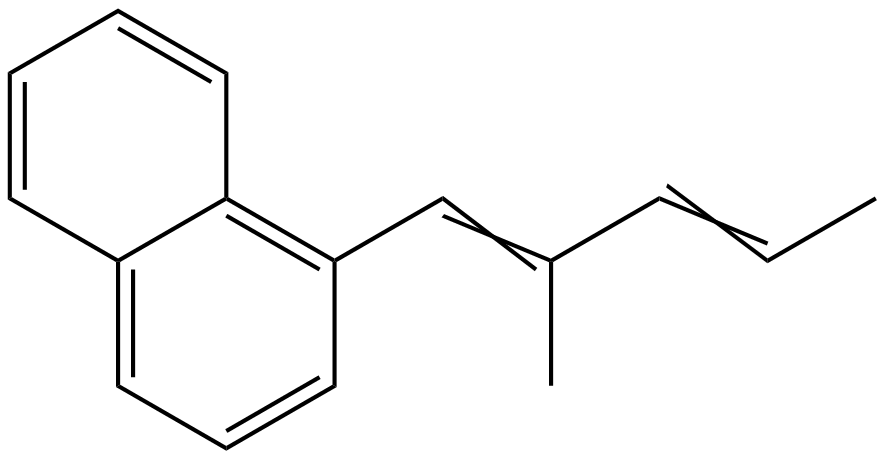 Image of 1-(2-methyl-1,3-pentadienyl)naphthalene