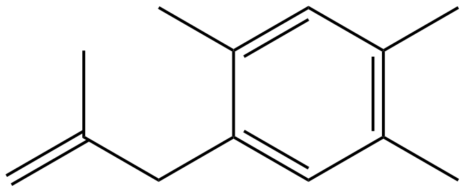 Image of 1-(2-methyl-2-propenyl)-2,4,5-trimethylbenzene
