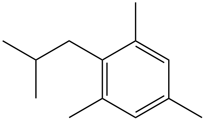 Image of 1-(2-methylpropyl)-2,4,6-trimethylbenzene