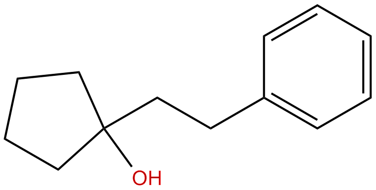 Image of 1-(2-phenylethyl)cyclopentanol