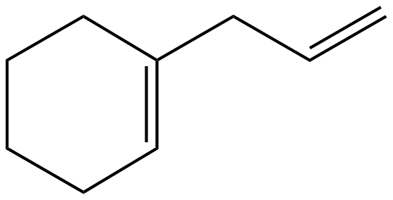 Image of 1-(2-propenyl)cyclohexene