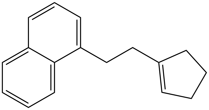 Image of 1-[2-(1-cyclopentenyl)ethyl]naphthalene