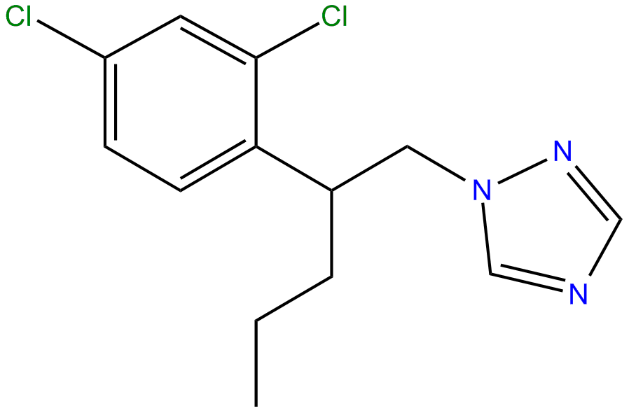 Image of 1-[2-(2,4-dichlorophenyl)pentyl]-1H-1,2,4-triazole
