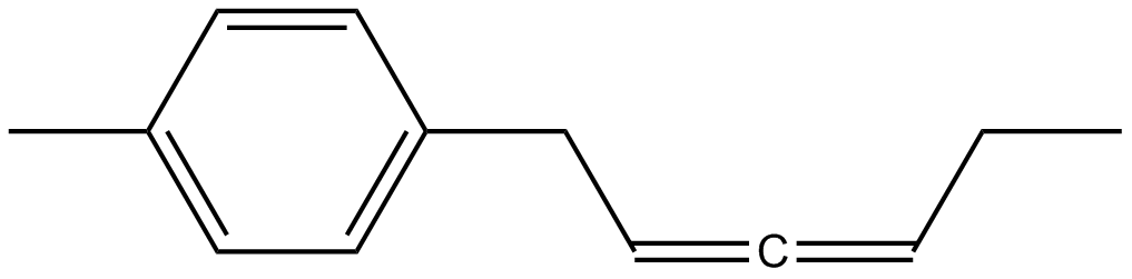 Image of 1-(2,3-hexadienyl)-4-methylbenzene